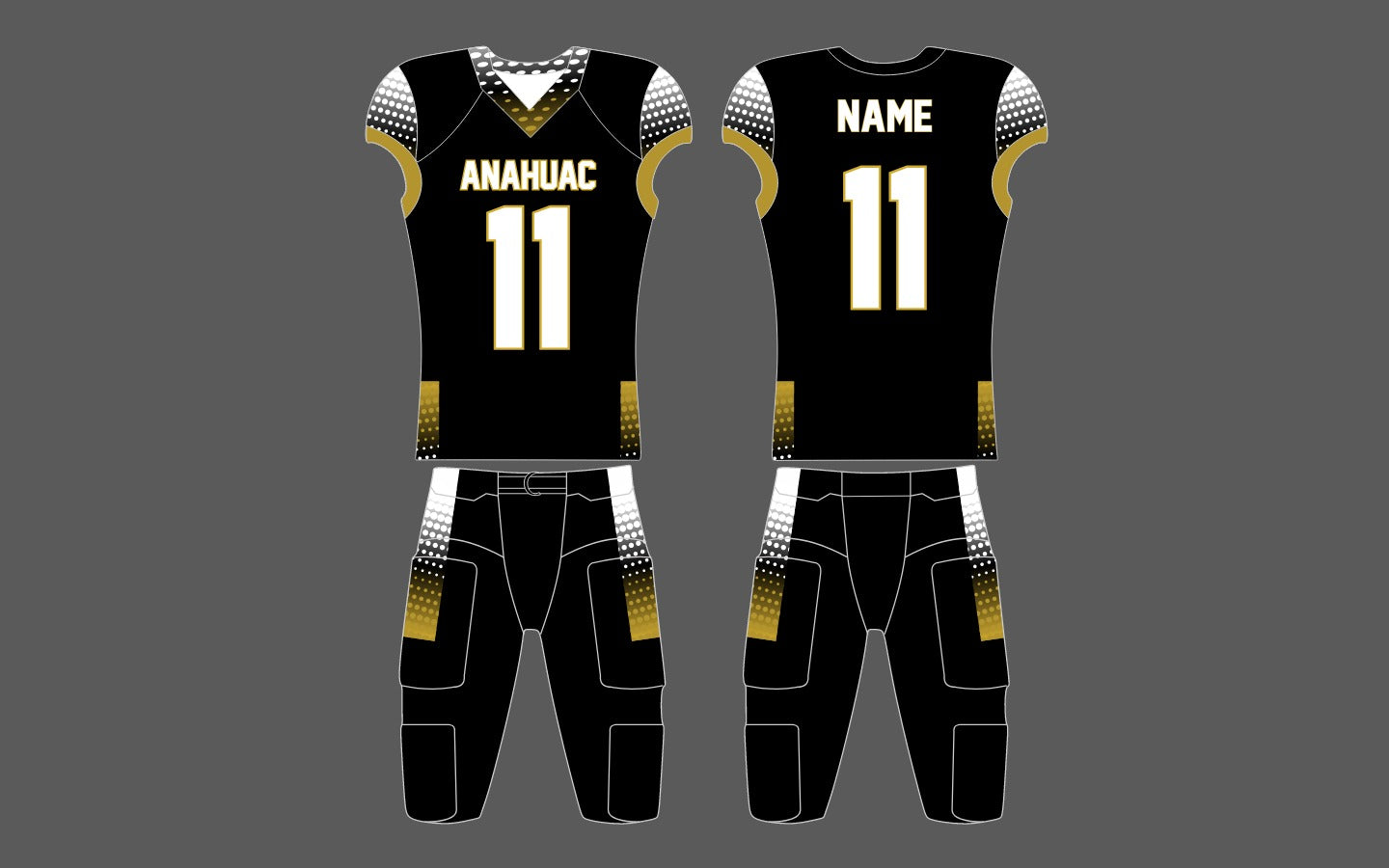 Anahuac Football Jersey (no pants)